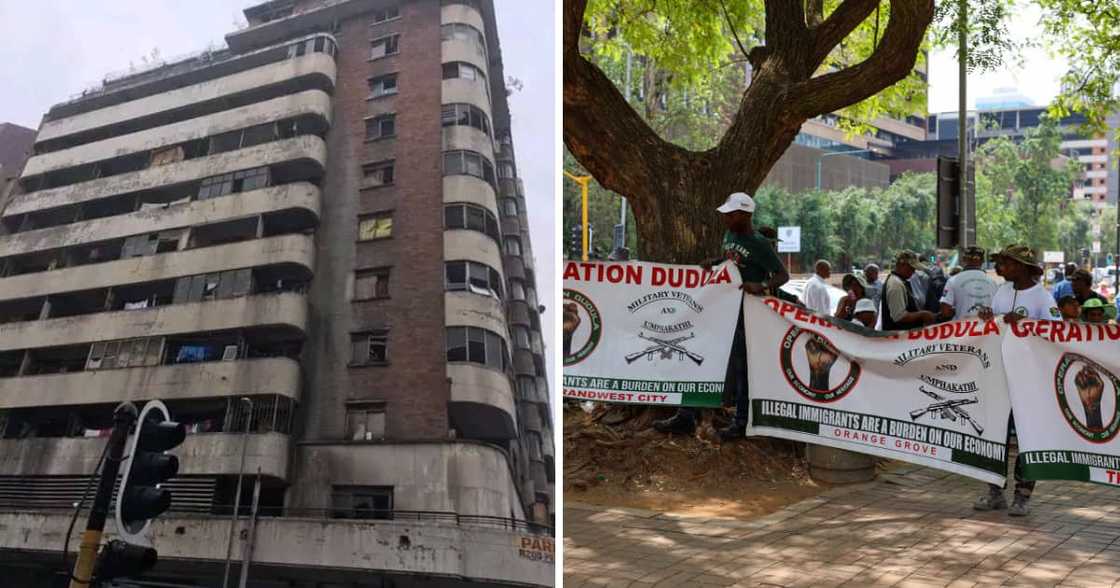 Foreign Nationals evicted from a hijacked building in Johannesburg