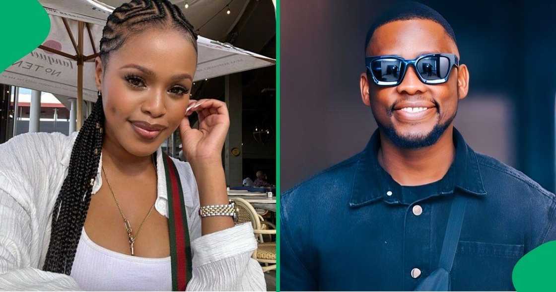 Natasha Thahane denied dating Wiseman Mncube.