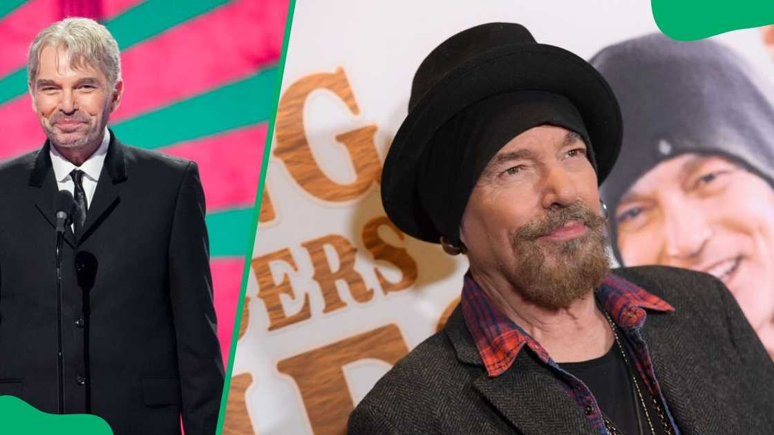 Billy Bob Thornton at the 2024 CMT Music Awards (L). The actor at the DGA Theater Complex (R) Billy Bob Thornton at the 2024 CMT Music Awards (L). The actor at the DGA Theater Complex (R)