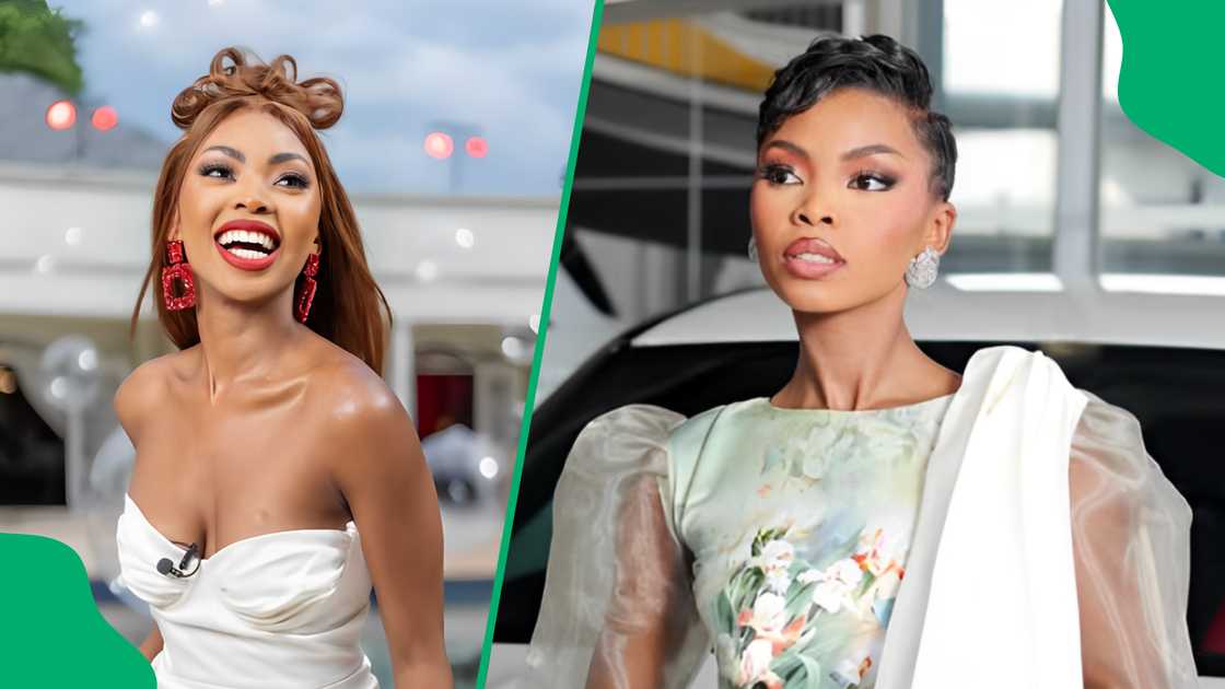 Netizens reacted to Ayanda Thabethe's new man