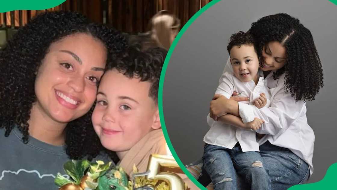 Toriah Lachell and her son, Deuce Toriah Lachell and her son, Deuce