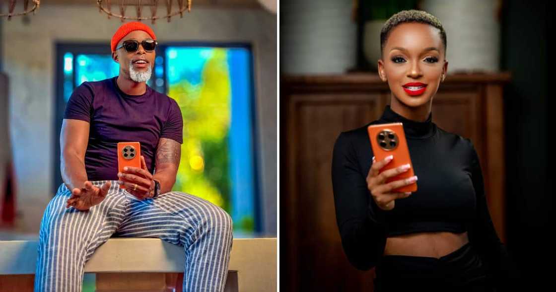 Thapelo Mokoena and Nandi Madida for HUAWEI Mate50 Pro Thapelo Mokoena and Nandi Madida for HUAWEI Mate50 Pro