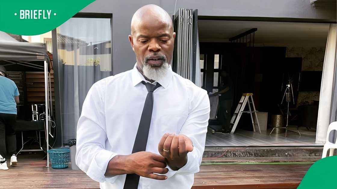 Dumisani Mbebe gets emotional during interview with David Mashabela