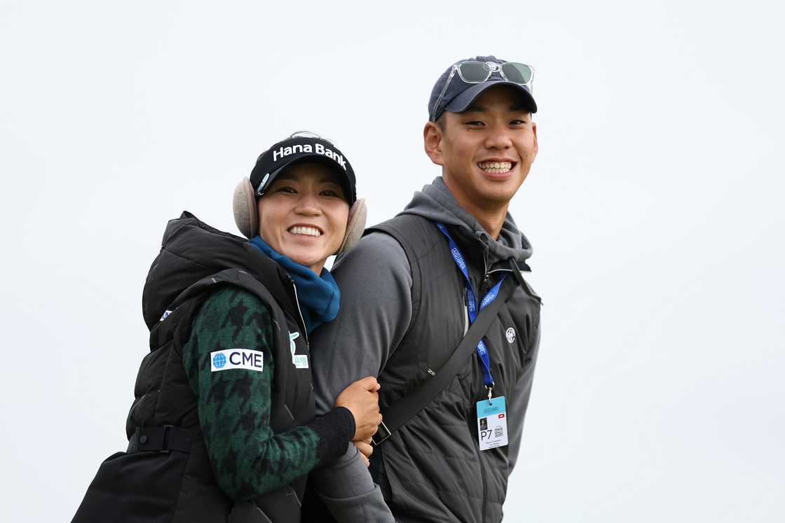 Lydia Ko and Jun Chung in St Andrews, Scotland