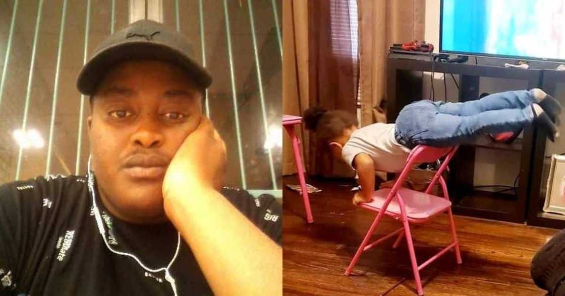 Dad shares, hilarious photo of his adorable daughter's antics Dad shares, hilarious photo of his adorable daughter's antics