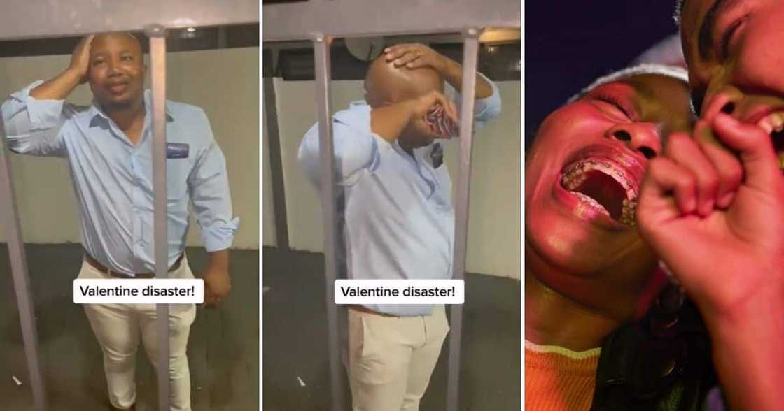 Man, Lipstick on Mouth, Mzansi, South Africa Man, Lipstick on Mouth, Mzansi, South Africa