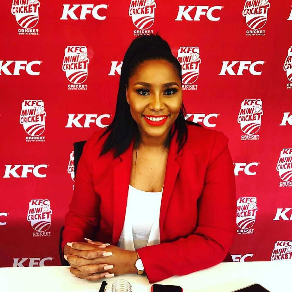South African female sportscaster South African female sportscaster