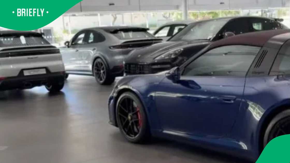 Porsche driver in South Africa jokes about fuel Porsche driver in South Africa jokes about fuel