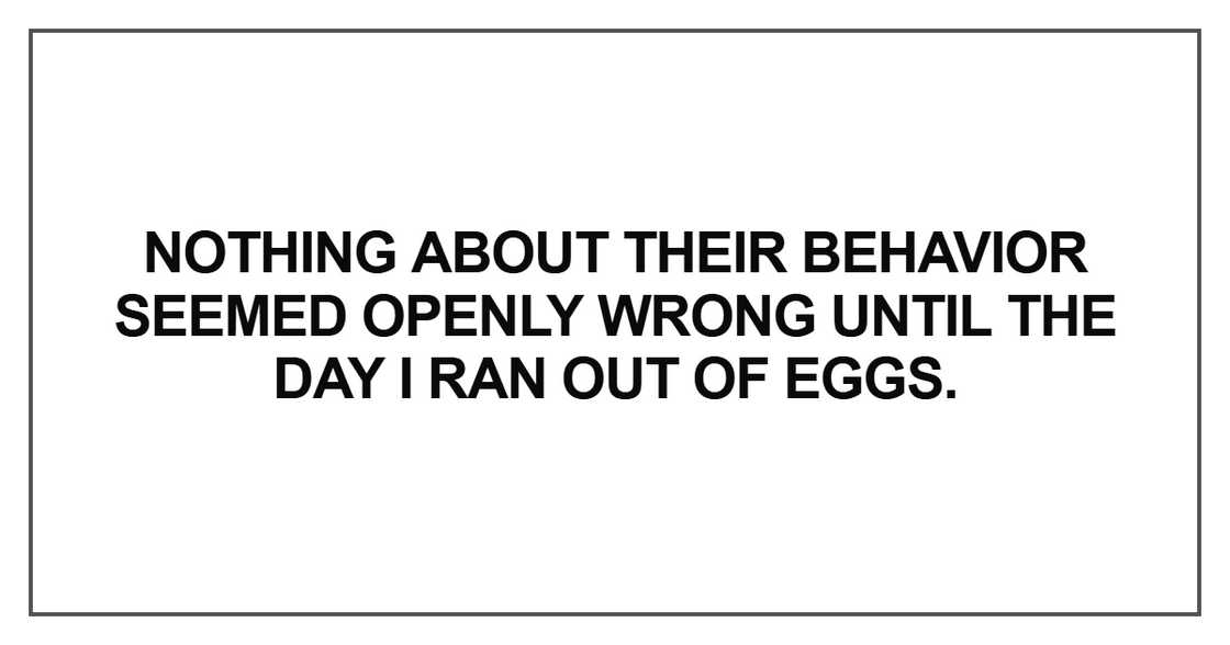 Nothing about their behavior seemed Nothing about their behavior seemed