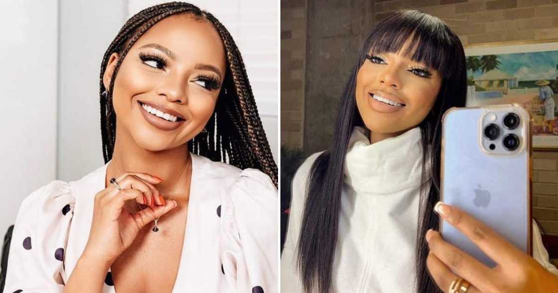 Mihlali Ndamase is a social media influencer Mihlali Ndamase is a social media influencer