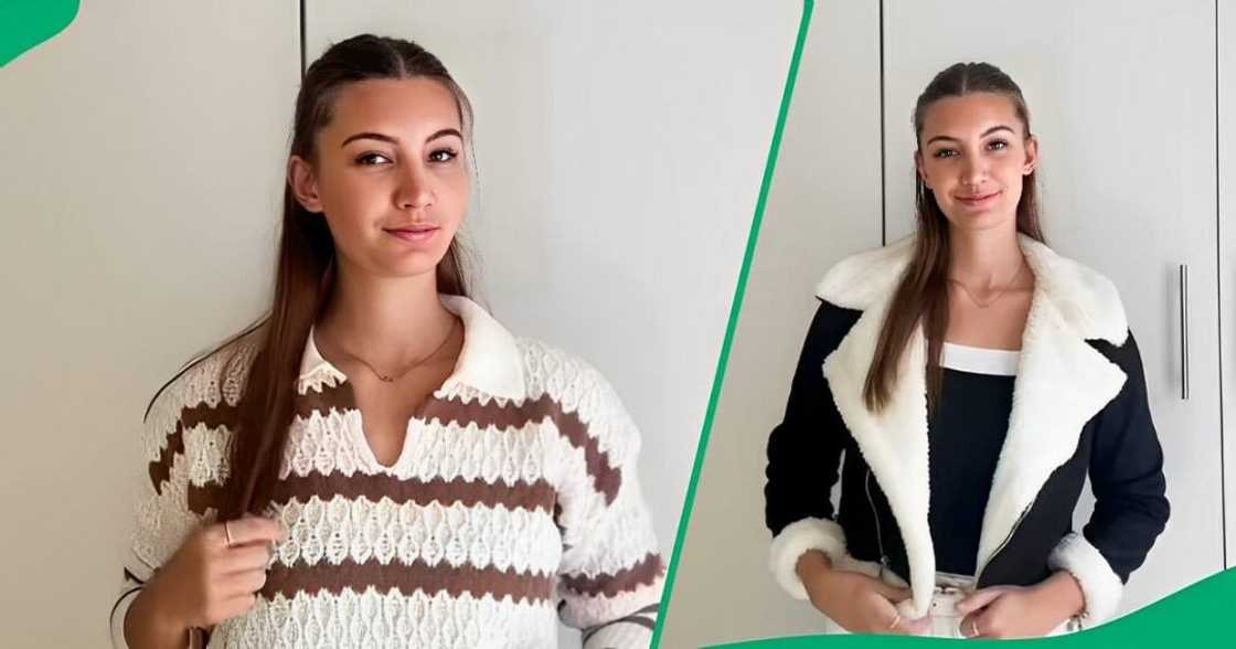 A TikTok video shows a woman unveiling her nightstand from Takealot. A TikTok video shows a woman unveiling her nightstand from Takealot.