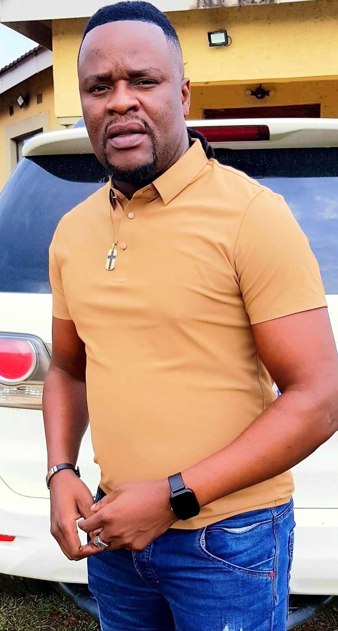 Stabhilithi Mvubu shared pictures from his car accident Stabhilithi Mvubu shared pictures from his car accident