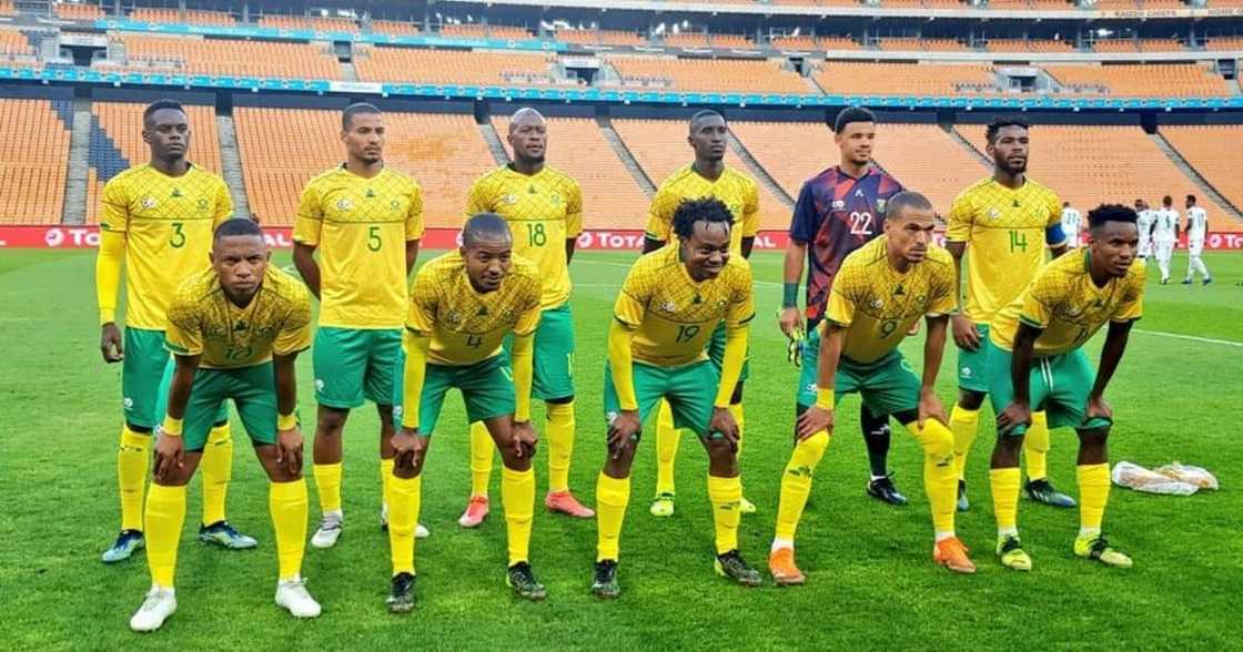 Bafana Bafana are under pressure to avoid defeat against Sudan on Sunday. Image: Twitter