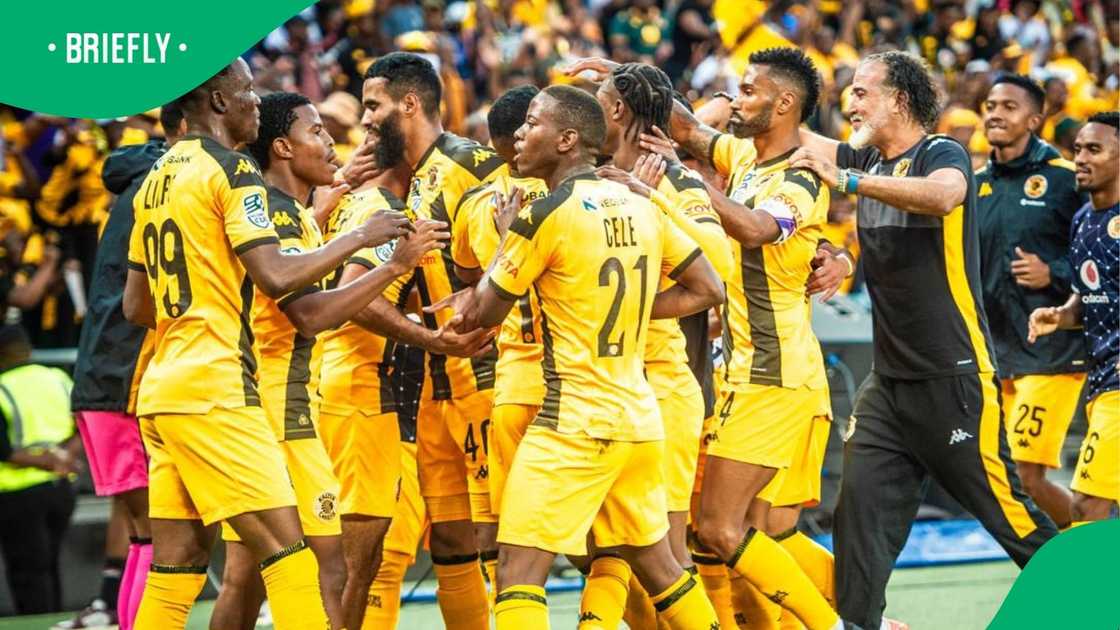 Kaizer Chiefs celebrated their victory over Chippa United.