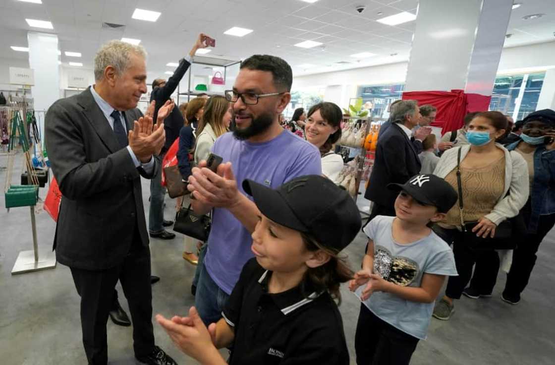 Century 21 co-CEO Raymond Gindi welcomes customers back for the re-opening of its flagship department store in Manhattan after three years of closure due to Covid Century 21 co-CEO Raymond Gindi welcomes customers back for the re-opening of its flagship department store in Manhattan after three years of closure due to Covid