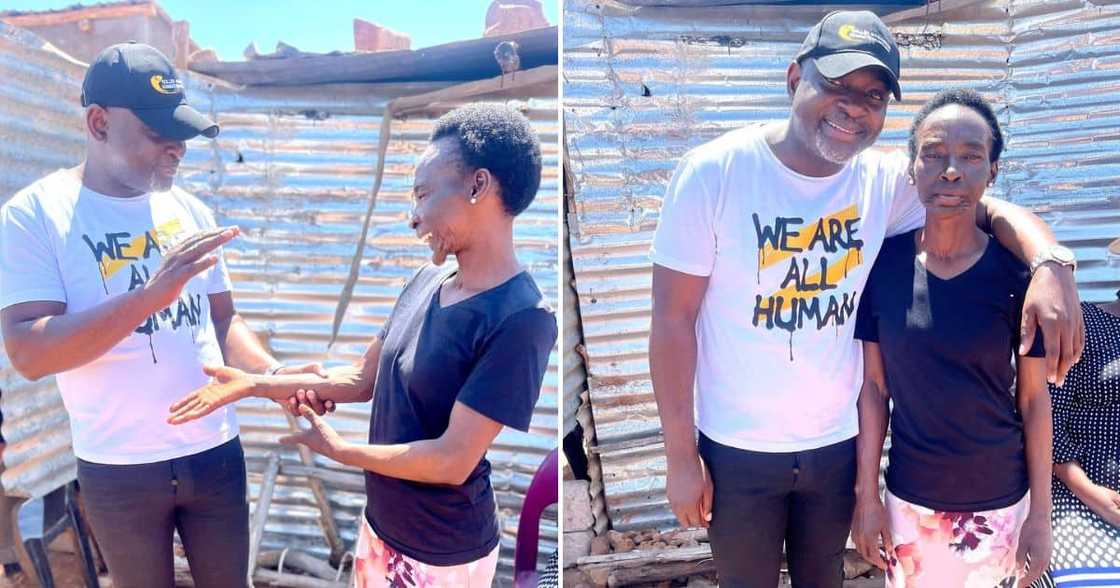 Collen Mashwana with lady Collen Mashwana with lady