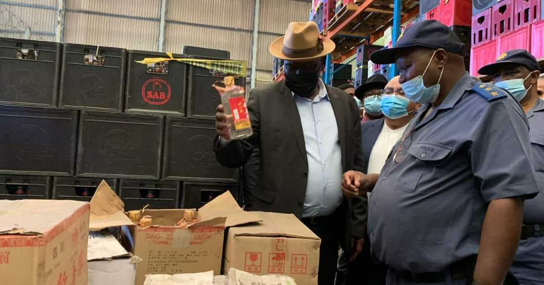 Minister of Police, Bheki Cele, Cape Town, Alcohol, Destruction, Festive season, Liquor storage facility, 35 Squadron in Belhar, Illegal, Shebeens, Western Cape, Nyanga, Khayelitsha, Delft Minister of Police, Bheki Cele, Cape Town, Alcohol, Destruction, Festive season, Liquor storage facility, 35 Squadron in Belhar, Illegal, Shebeens, Western Cape, Nyanga, Khayelitsha, Delft