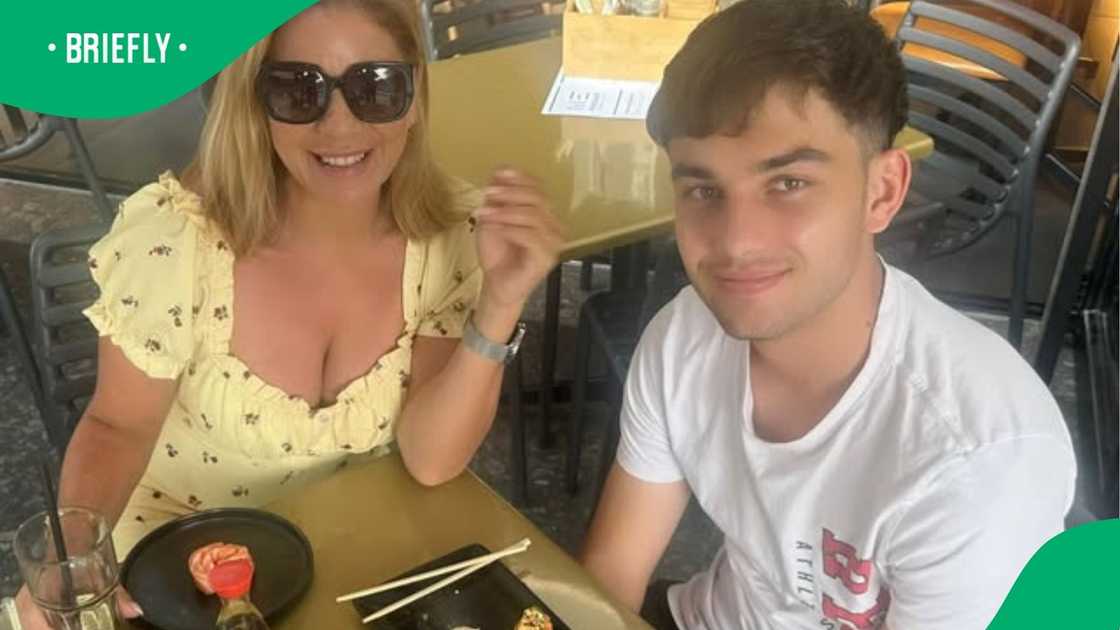 Jordan van der Westhuizen, the son of Amor Vittone and the late Springbok rugby legend Joost van der Westhuizen, was watching the Community Shield between Liverpool FC and Crystal Palace with his mother at what appeared to be a restaurant. Jordan van der Westhuizen, the son of Amor Vittone and the late Springbok rugby legend Joost van der Westhuizen, was watching the Community Shield between Liverpool FC and Crystal Palace with his mother at what appeared to be a restaurant.