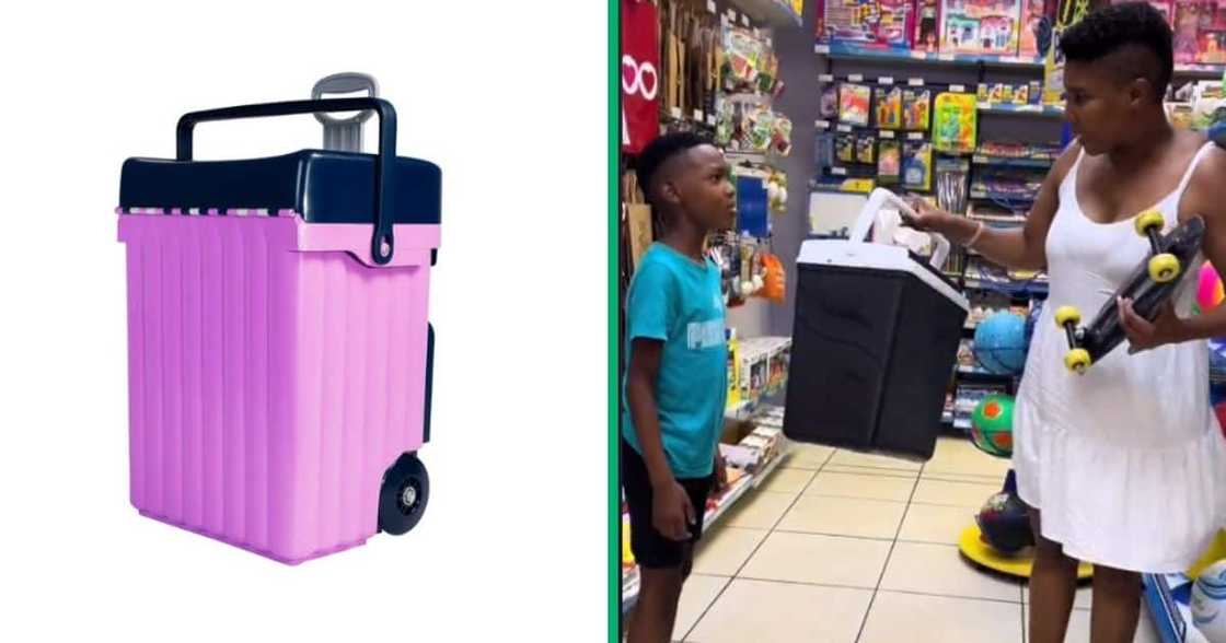 A mother was surprised by the R1,400 price of the Cadii backpack. A mother was surprised by the R1,400 price of the Cadii backpack.