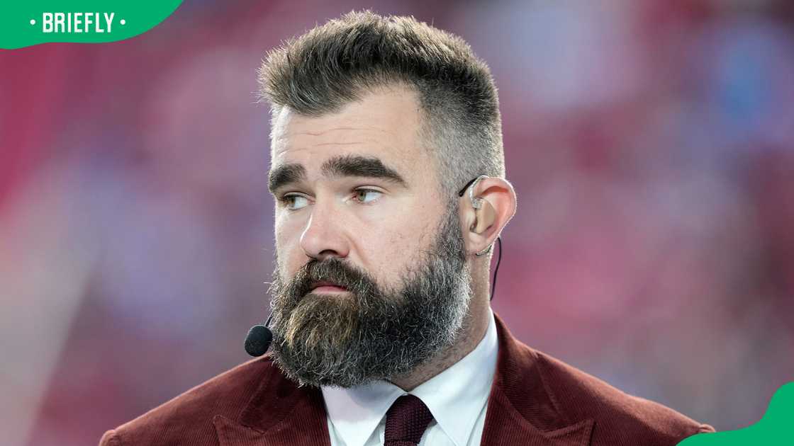 Jason Kelce in Santa Clara Jason Kelce in Santa Clara