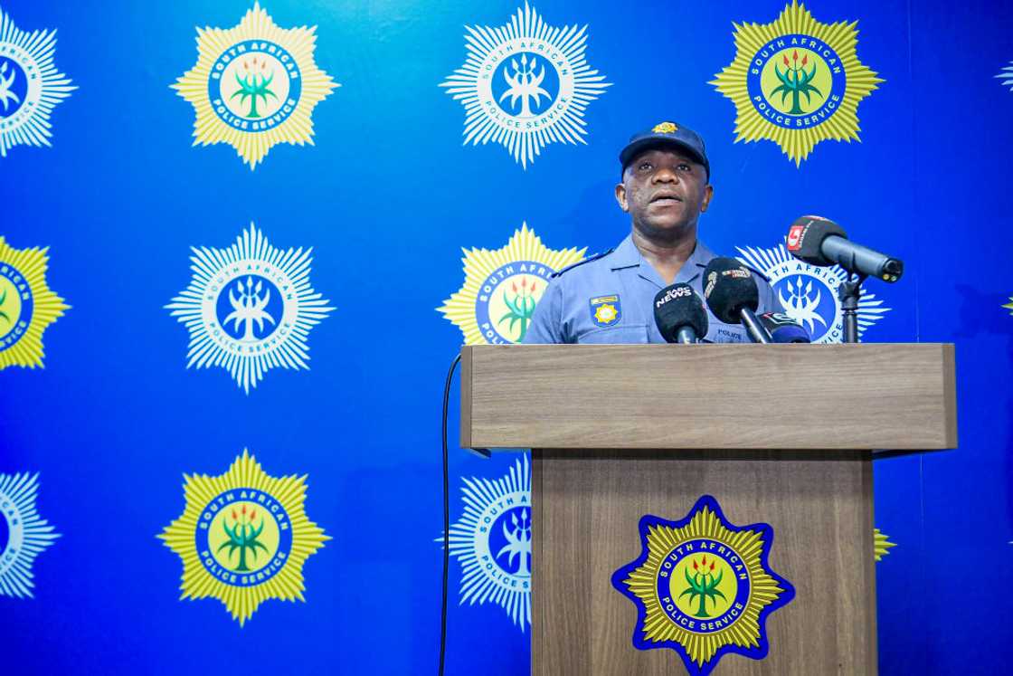 Nhlanhla Mkhwanazi, SAPS' top cop, addressed crime stats in the province Nhlanhla Mkhwanazi, SAPS' top cop, addressed crime stats in the province
