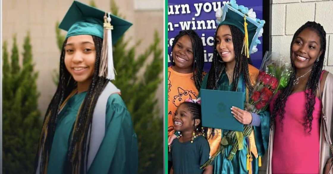 This teenage girl earned three degrees at the age of fourteen This teenage girl earned three degrees at the age of fourteen