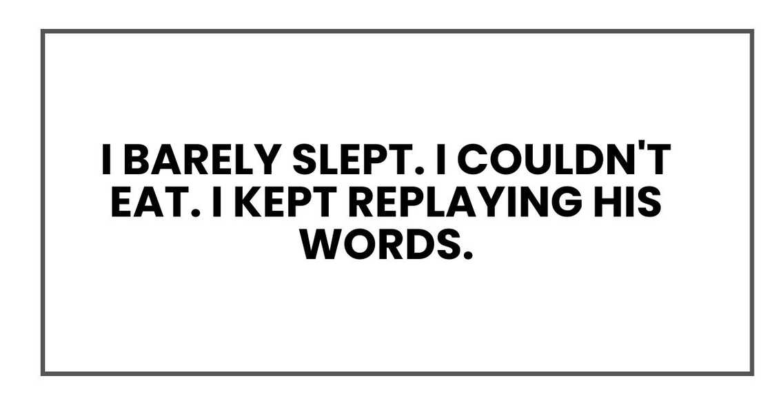 I BARELY SLEPT I BARELY SLEPT