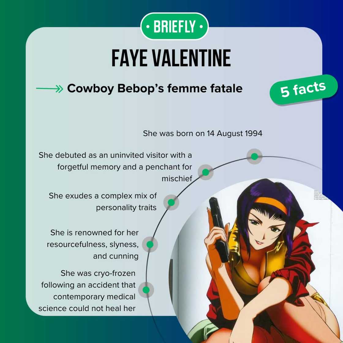 Faye Valentine's facts Faye Valentine's facts
