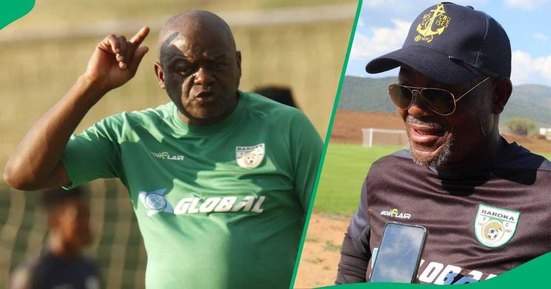 Dan Malesela was suspended by Baroka chairman Khurishi Mphahlele. Dan Malesela was suspended by Baroka chairman Khurishi Mphahlele.