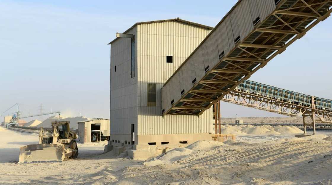 A phosphate facility operated by Morocco's state-owned OCP near Laayoune in the disputed Western Sahara A phosphate facility operated by Morocco's state-owned OCP near Laayoune in the disputed Western Sahara