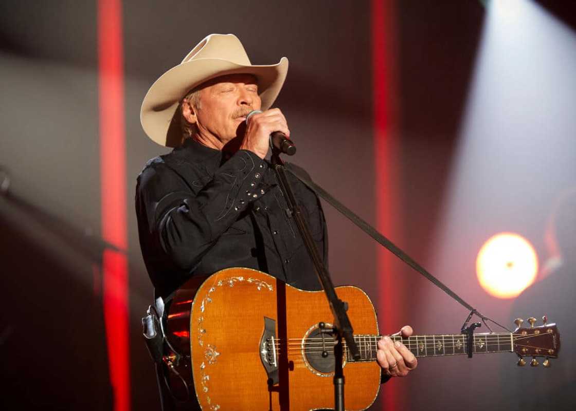 Country music star Alan Jackson performs for the 56TH Academy of Country Music Awards. Country music star Alan Jackson performs for the 56TH Academy of Country Music Awards.