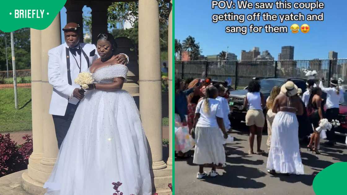 SA strangers sing for couple at marina in viral wedding celebration