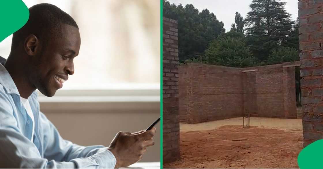 A guy impress social media with his home building poject A guy impress social media with his home building poject