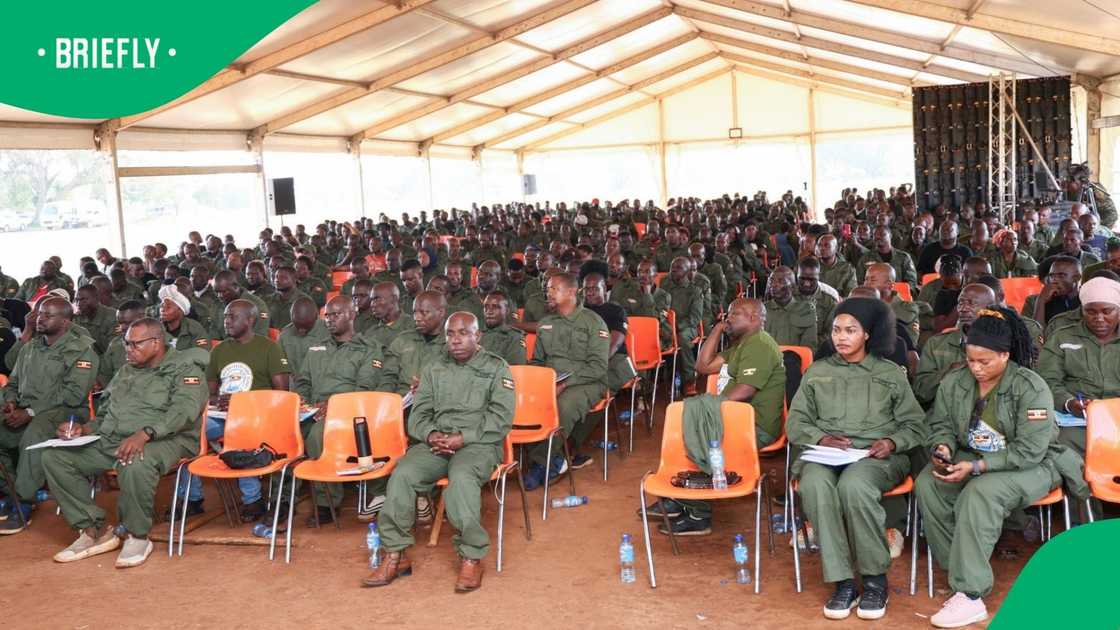 The Ugandan government placed repatriates from South Africa in a rehabilitation camp