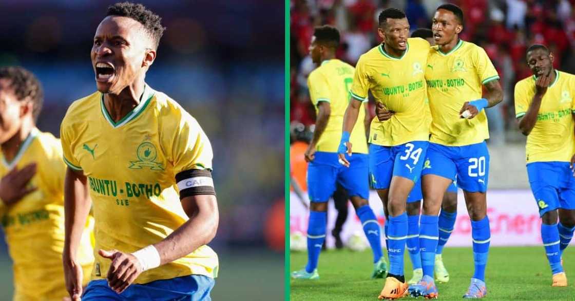 Mamelodi Sundowns made history after defeating SuperSport United in the Premiership League Mamelodi Sundowns made history after defeating SuperSport United in the Premiership League