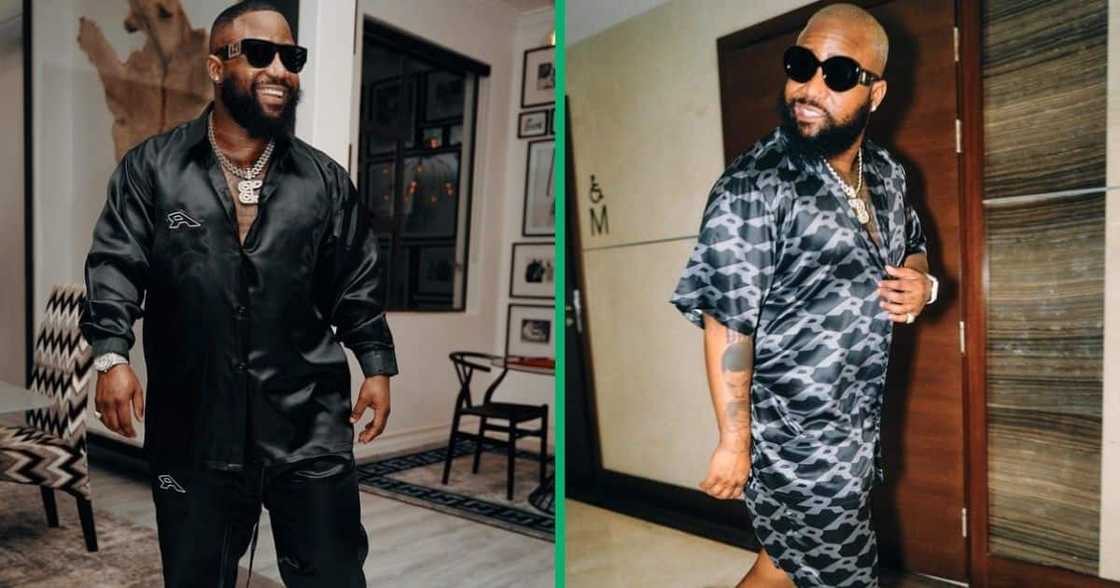 Cassper Nyovest has rang in December with his hilarious video. Cassper Nyovest has rang in December with his hilarious video.