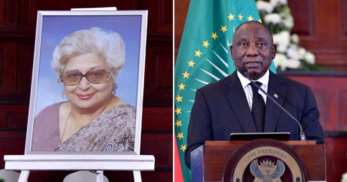 Frene Ginwala_Cyril Ramaphosa Frene Ginwala_Cyril Ramaphosa