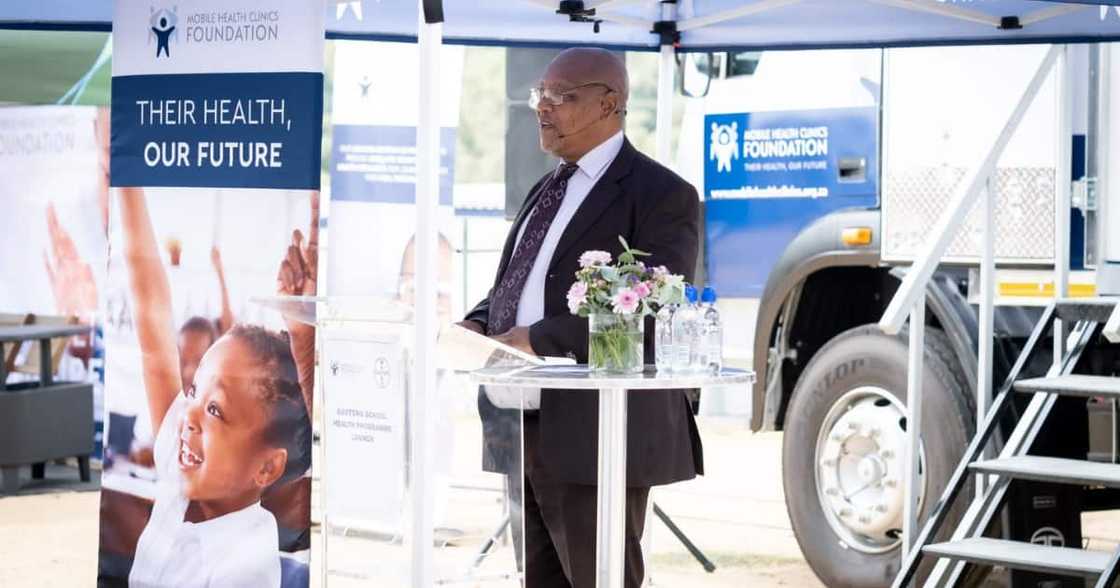 Gauteng Department of Health Director Mr Sikhonjiwe Masilela at the Gauteng School Health Programmes launch Gauteng Department of Health Director Mr Sikhonjiwe Masilela at the Gauteng School Health Programmes launch