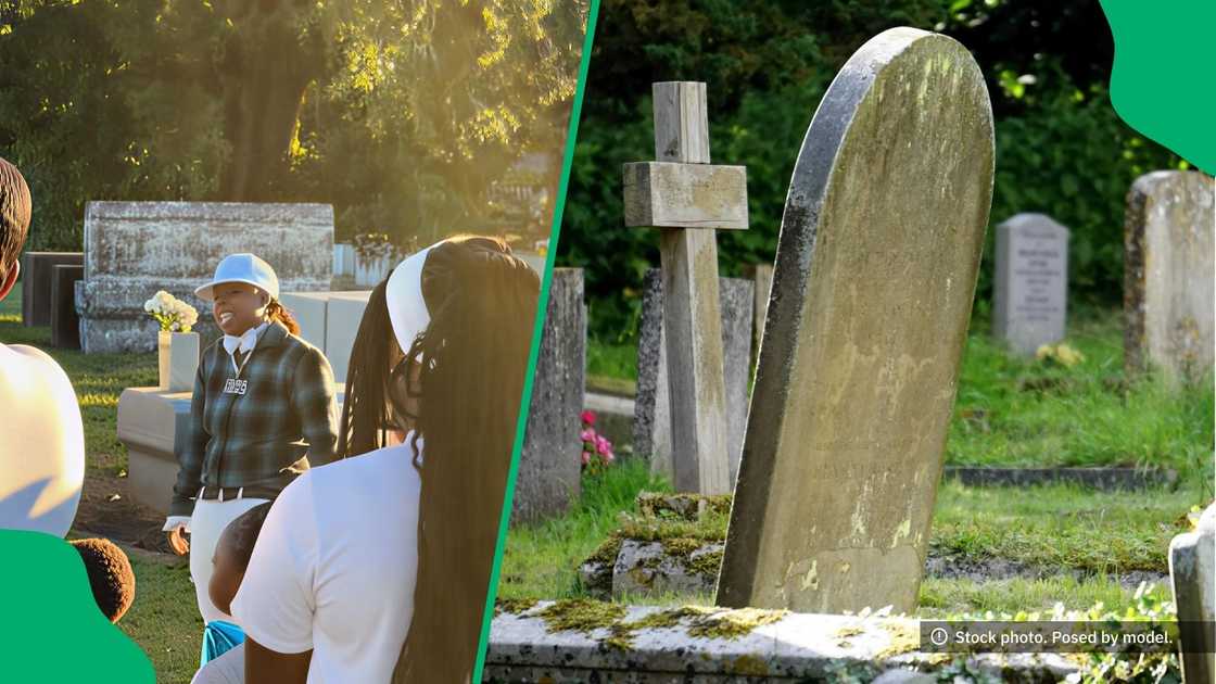 American woman sings at funeral in TikTok video American woman sings at funeral in TikTok video