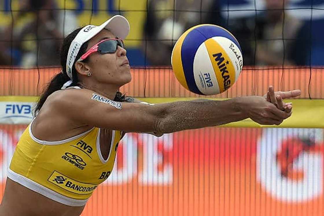 Talita Antunes of Brazil in action at the FIVB Beach Volleyball World Tour Rio Open Talita Antunes of Brazil in action at the FIVB Beach Volleyball World Tour Rio Open