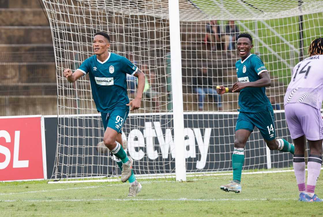 AmaZulu celebrated a 2-0 victory over Cape Town City. AmaZulu celebrated a 2-0 victory over Cape Town City.