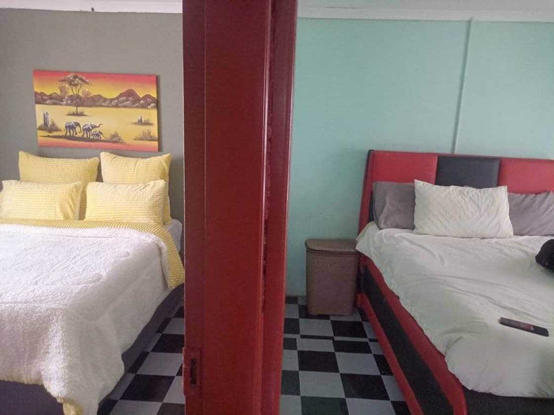 Sanza's bedrooms after he redesigned them Sanza's bedrooms after he redesigned them