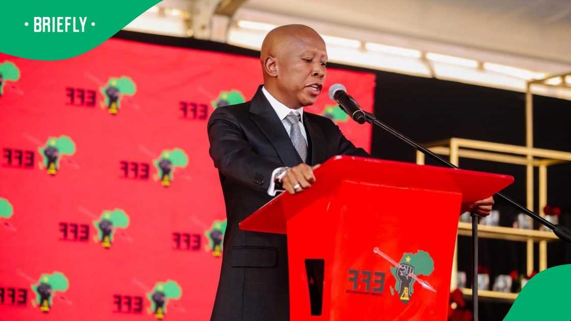 EFF president Julius Malema promised the families of the 16 June accident victims homes EFF president Julius Malema promised the families of the 16 June accident victims homes
