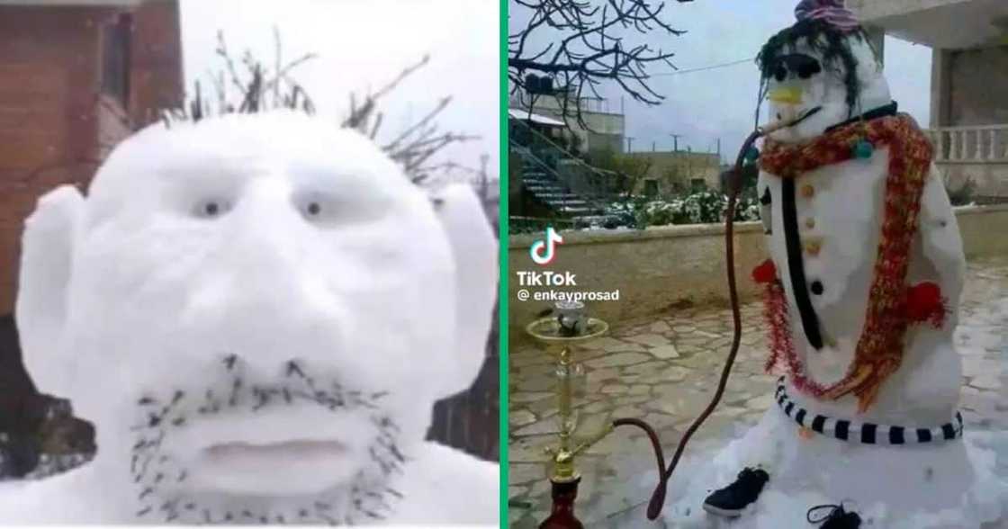 A video of a snowman smoking hubbly bubbly A video of a snowman smoking hubbly bubbly