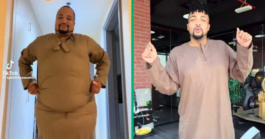 Spitch Nzawumbi's drastic weight loss inpired Mzansi people