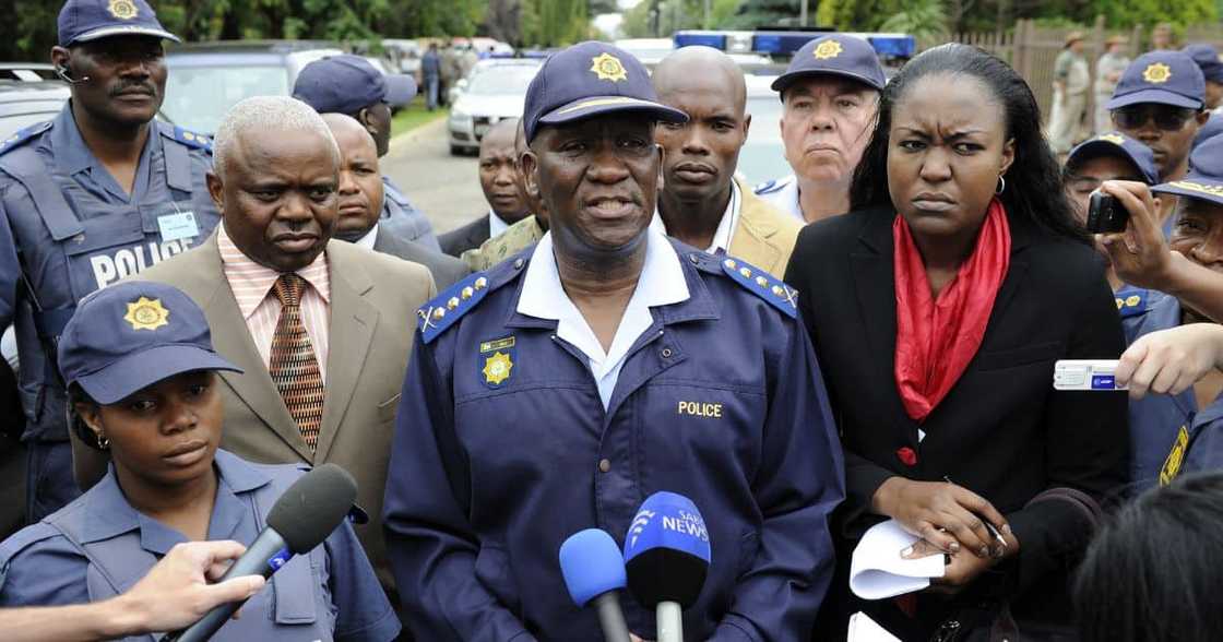 Police Minister Bheki Cele Police Minister Bheki Cele