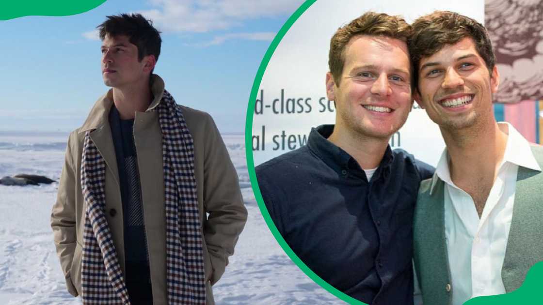 Jonathan Groff (L) and Corey Baker (R)