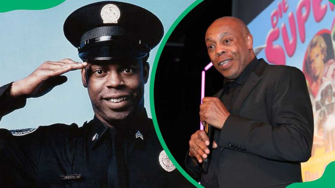 Michael Winslow salutes and addresses people during the 40th anniversary show of Die Supernasen in 2022 Michael Winslow salutes and addresses people during the 40th anniversary show of Die Supernasen in 2022