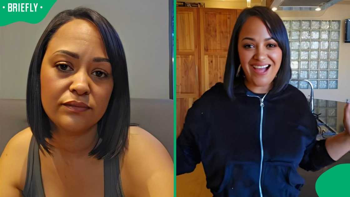 A woman showed her Black Friday haul. A woman showed her Black Friday haul.