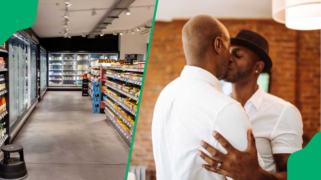 Man shows intent and proposes to boyfriend in grocery store, SA toasts Man shows intent and proposes to boyfriend in grocery store, SA toasts